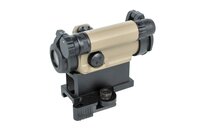 JJ AIRSOFT  M5 red dot sight with 3 mounts Tan