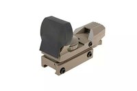 THETA OPTICS OPEN REFLEX SIGHT -TAN