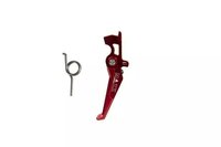 CNC Aluminum Advanced Trigger (Style E) - Red