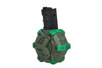 WE green gas drummag for M4/16 replicas  - Olive
