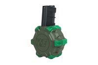 WE green gas drummag for M4/16 replicas  - Olive