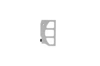 Aluminum Trigger For 1911/Hi-Capa Replicas - Silver