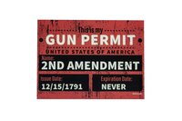 Rectangular magnet - GUN PERMIT