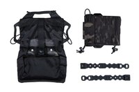 Tactical first aid kit with Molle panel Wosport MultiCam Black