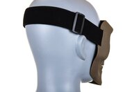 Skeleton Full Face Mask Tan