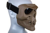 Skeleton Full Face Mask Tan