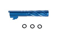 Aluminum outer barrel LA Capa Customs TORNADO for TM Hi-Capa 4.3 replica Blue