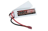REDOX Li-Po 2000 mAh 7.4V 30C battery (1+1) Dean