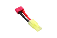 Gens ace Mini Tamiya Male to Deans (T) Female Adapter, AWG#16 30mm