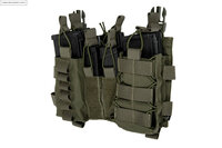 Inta panel for waistcoats - Ranger Green