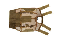 Mesh helmet cover for fast (M) - dark earth