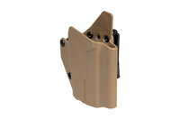 Composite Holster for G17 Replicas with Tactical Flashlight - Dark Earth