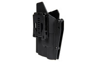 Composite Holster for G17 Replicas with Tactical Flashlight &ndash; Black