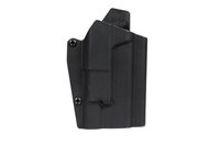 Composite Holster for G17 Replicas with Tactical Flashlight &ndash; Black