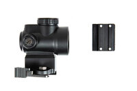 AIM-O MRO Red Dot Sight Replica with riser + lower mount - black
