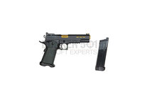 GOLDEN EAGLE 3332 Hi-Capa Ported Slide Full Metal GBB Black