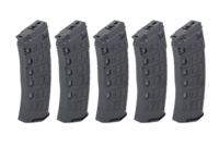 ARCTURUS  Set of 5 Hi-Cap 550-BB magazines EMM AK12 Wheel Black 