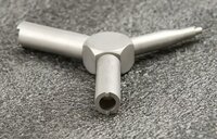 Magazine valve key