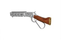 1873R (Real Wood) Rifle - Silver