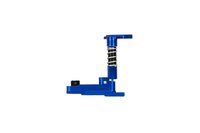 CNC M4/M16 magazine release on both sides (A) - Blue