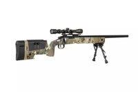 SA-S02 CORE&trade; High Velocity Sniper Rifle Replica with Scope and Bipod - MC
