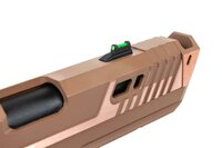 SRC Sahara Viper DUAL POWER pistol with carrying case and green gas magazine Flat Dark Earth
