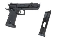 SRC Dark Viper DUAL POWER pistol with CO2 magazine Black