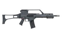 SRC DUAL POWER SR36K COB-304 airsoft carbine with scope Black