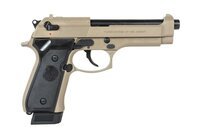 ICS BLE-BM9 Dual Power Half-Tan airsoft pistol (with CO2 magazine)