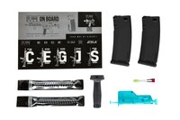 Specna Arms Daniel Defense&reg; MK18 SA-P19 Prime&trade; Aster II ETU airsoft Carbine with Brushless Motor Black