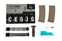 Specna Arms Daniel Defense&reg; MK18 SA-P26 Prime&trade; Aster II ETU airsoft carbine with Chaos Bronze brushless motor