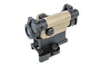 JJ Airsoft M5 red dot sight with QD Tan mount
