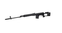 KING ARMS SVD Sniper Rifle Ultra Grade Black