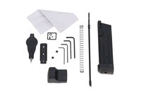 ARCTURUS Vanguard 4.3" Hi-Capa GBB Optics Ready airsoft pistol with ARS-1 red dot sight Half-Tan