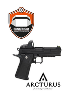 ARCTURUS Vanguard 4.3" Hi-Capa GBB Optics Ready with ARS-1 Red Dot &ndash; Black