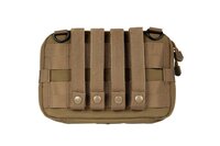 Large Administration Pouch with a Map Holder - Tan