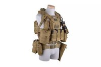 GFT Universal holster met magazine pouch - tan