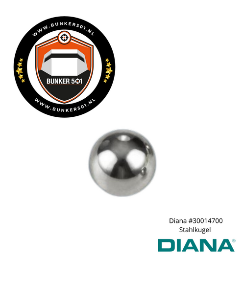 DIANA #30014700 Stahlkugel &ndash; Steel Ball for Air Rifles