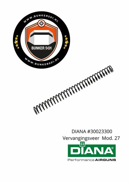 DIANA #30023300 Replacement Spring Mod. 27 