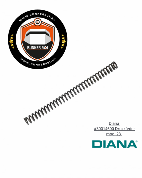 DIANA #30014600 Druckfeder Mod. 23 &ndash; Replacement Spring for Air Rifle