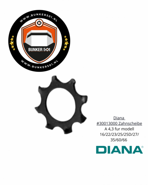 DIANA #30013000 Zahnscheibe A 4.3 