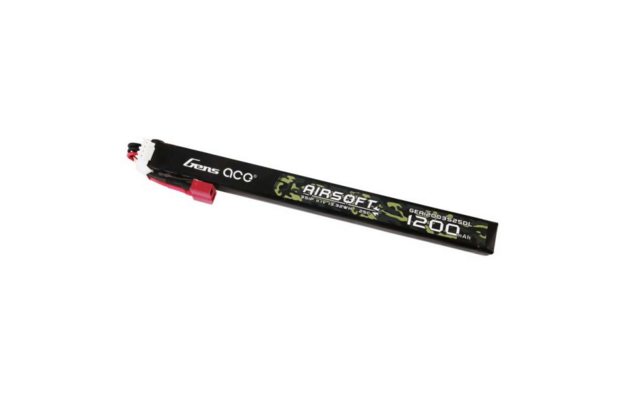 GENS ACE LiPo - 11.1v 1200mAh 25C 3S1P - Long Stick - Deans