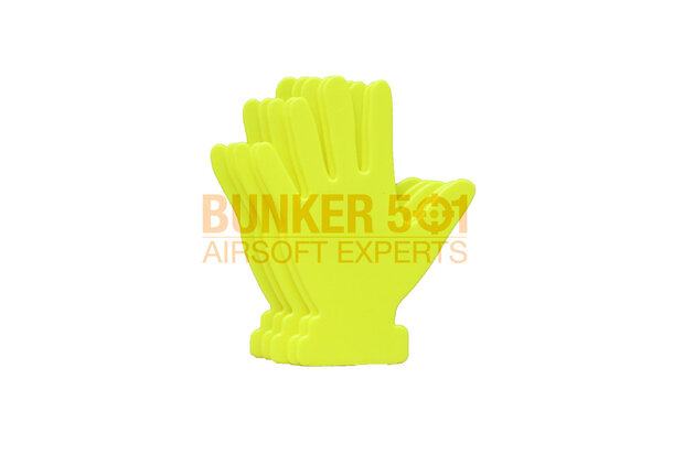 RAM Neon Yellow Shooting Hands - 10 Pieces