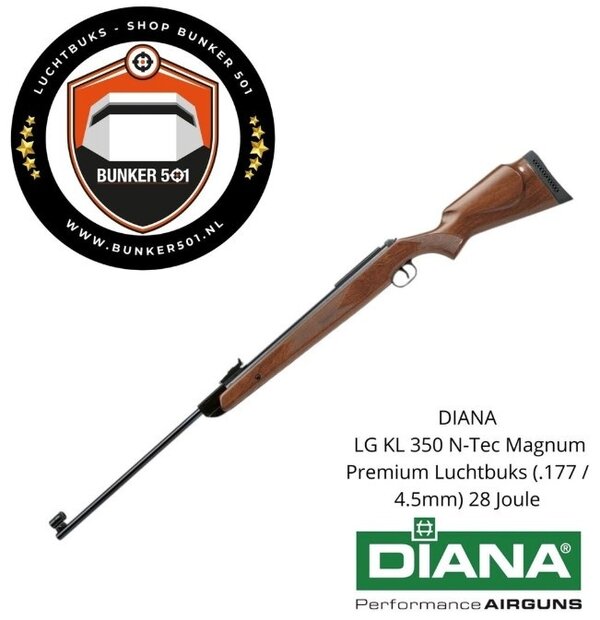 DIANA LG 350 N-Tec Magnum Premium Air Rifle in .177 (4.5mm) 28 Joules