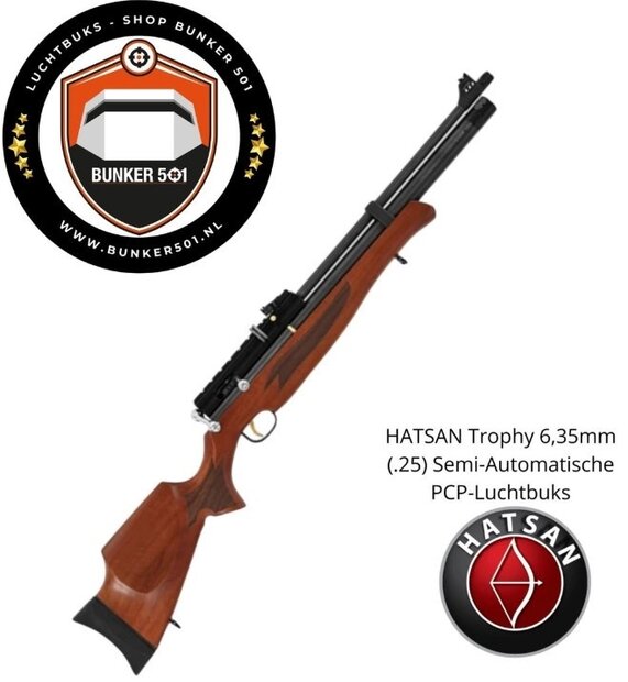HATSAN Trophy 6.35mm (.25) Semi-Automatic PCP Air Rifle