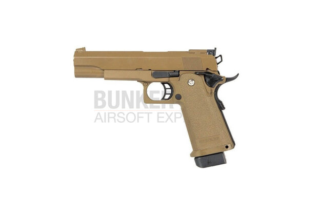 GOLDEN EAGEL  3304 Hi-Capa Full Metal GBB Tan