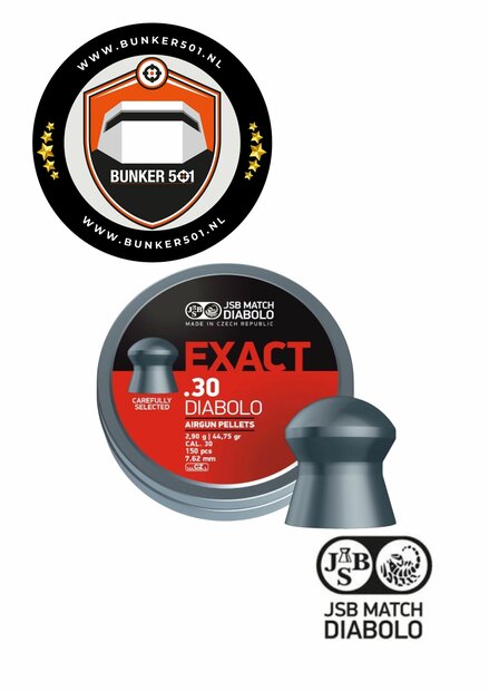 JSB Exact .30 / 7.62mm Diabolo Pellets