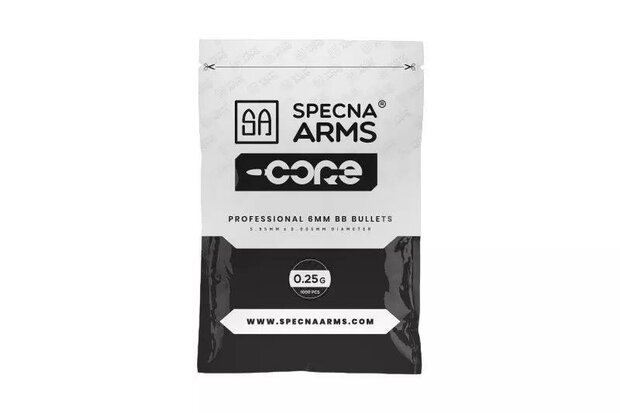 BBs  0.25g Specna Arms Core &trade; 1000 pcs