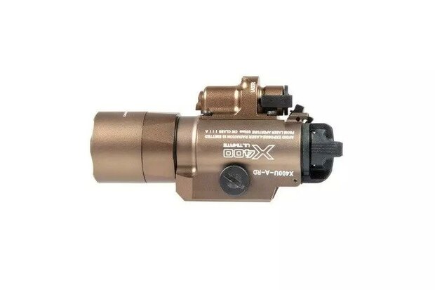 Tactical Flashlight for X400U Pistol - Tan
