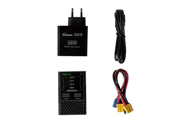 iMars G-Tech USB-C Mini charger with 65W power supply